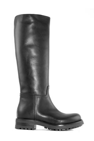 Black leather boot JULIE DEE | IV122NERO